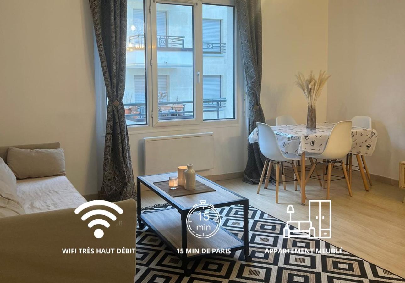 Appartement Lumineux A 2 Pas D'Enghien Montmorency Kültér fotó